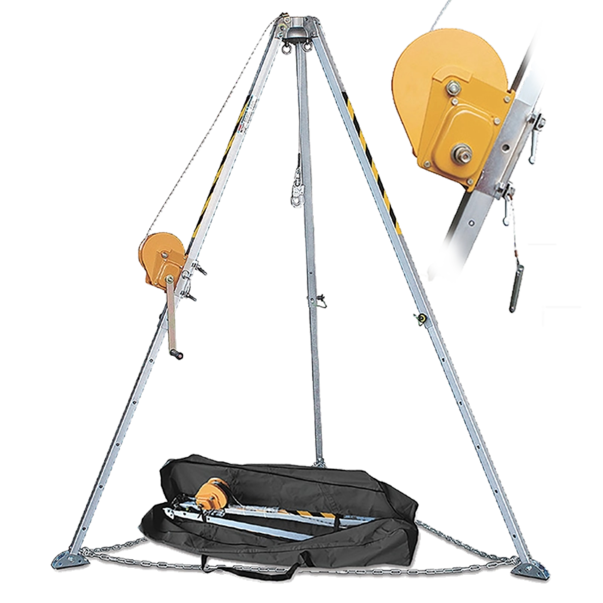 Apex Descend Aluminum Tripod with Winch